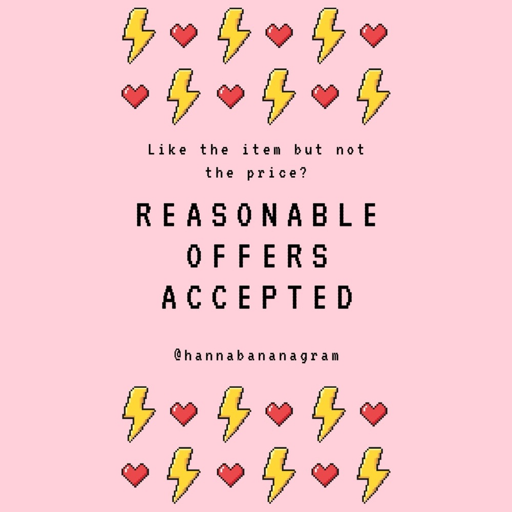 Reasonable offers accepted!
